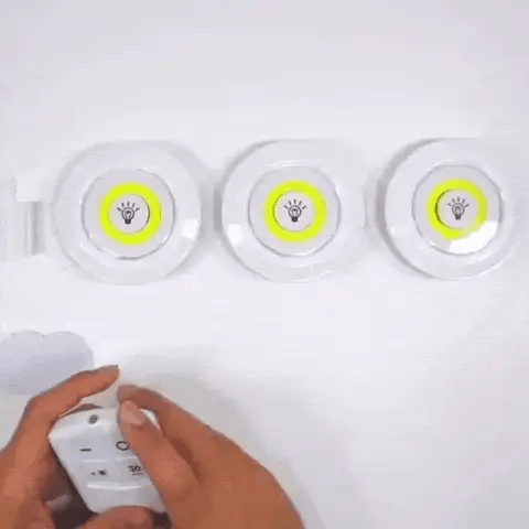 Trío Luminoso | Luces LED de Emergencia con Control Inalámbrico