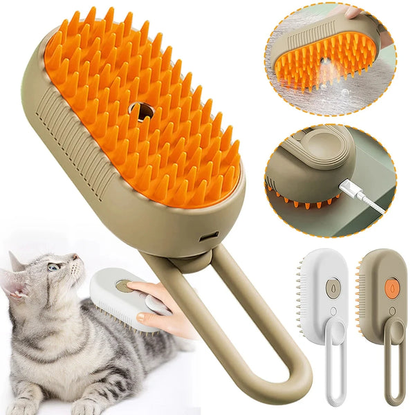 PelitoClean™ Cepillo a Vapor para Mascotas