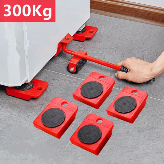 PowerRollers™ | Set de Rodillos para Mover Muebles Pesados Tú Solo