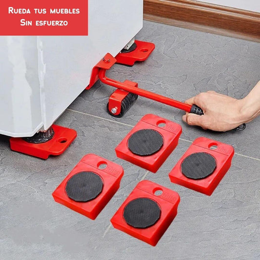 PowerRollers™ | Set de Rodillos para Mover Muebles Pesados