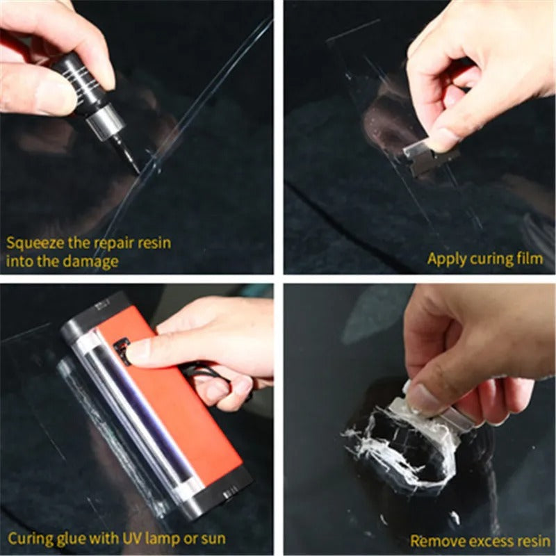 Kit Reparador de Parabrisas Instantaneo